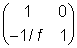 ABCD matrix of a lens