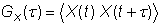 autocorrelation function