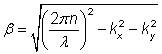 beta value of a fiber mode