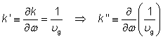 group delay dispersion and group velocity