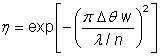 coupling efficiency for single-mode fibers with angular misalignment