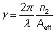 effective nonlinear coefficient