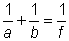 lens equation