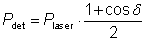 output signal of Michelson interferometer