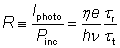 responsivity of photoconductive detector