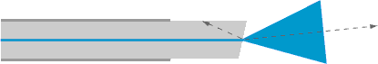 angle-cleaved fiber end