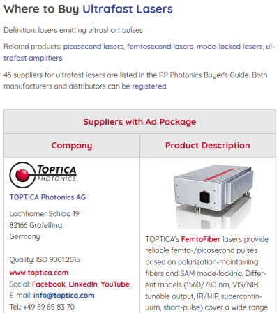 buyer's guide on laser diodes