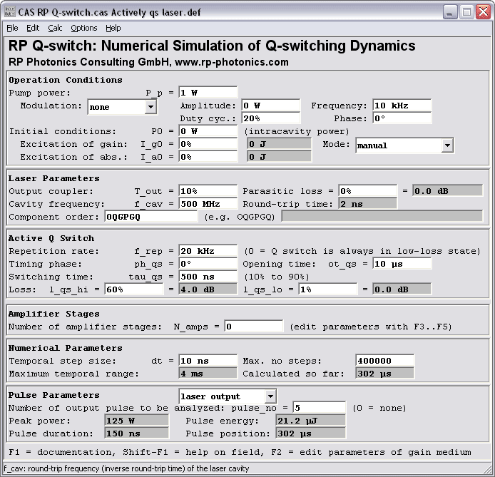 screen shot of RP Q-switch