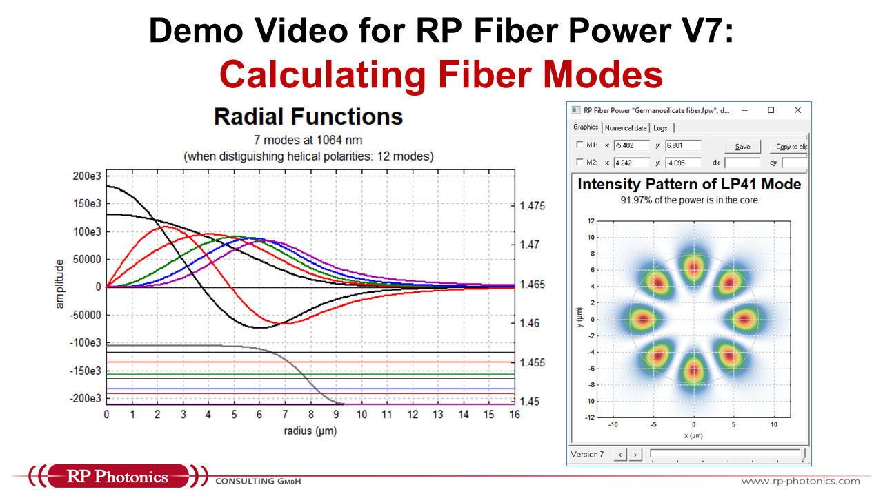 calculating fiber modes in RP Fiber Power V7